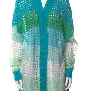 Brodie Cashmere Striped Sweater Size: L